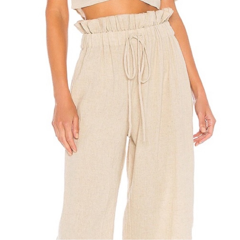 Zaylee cropped pants in tan
